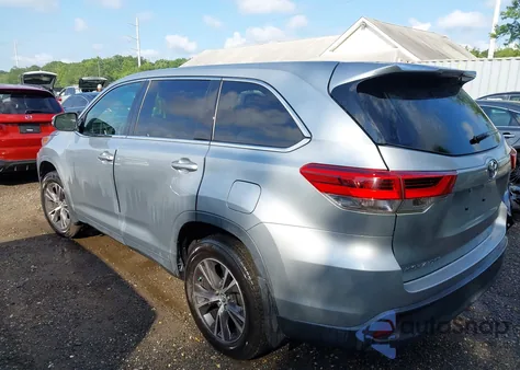 2019 Toyota Highlander Le из США, поврежденный, VIN 5TDBZRFH0KS709981